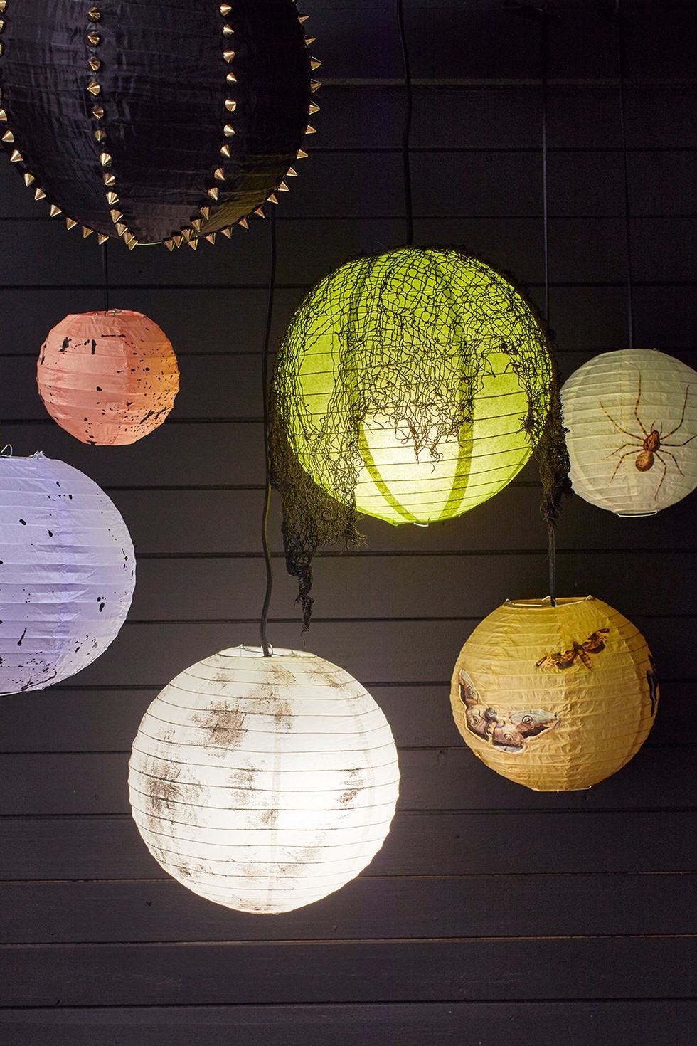halloween birthday party paper lanterns