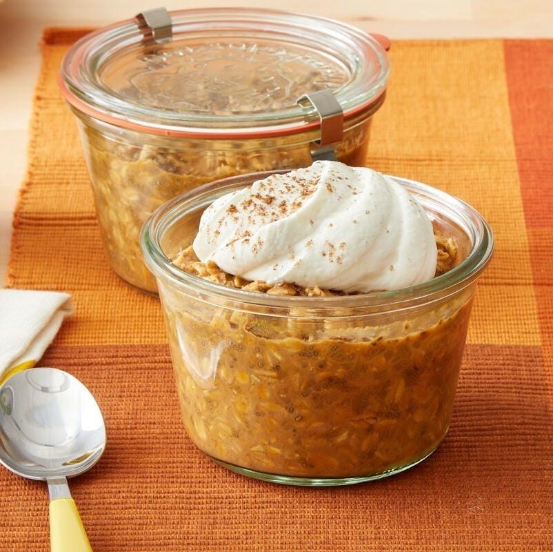 halloween breakfast pumpkin spice latte overnight oats halloween breakfast pumpkin spice latte overnight oats