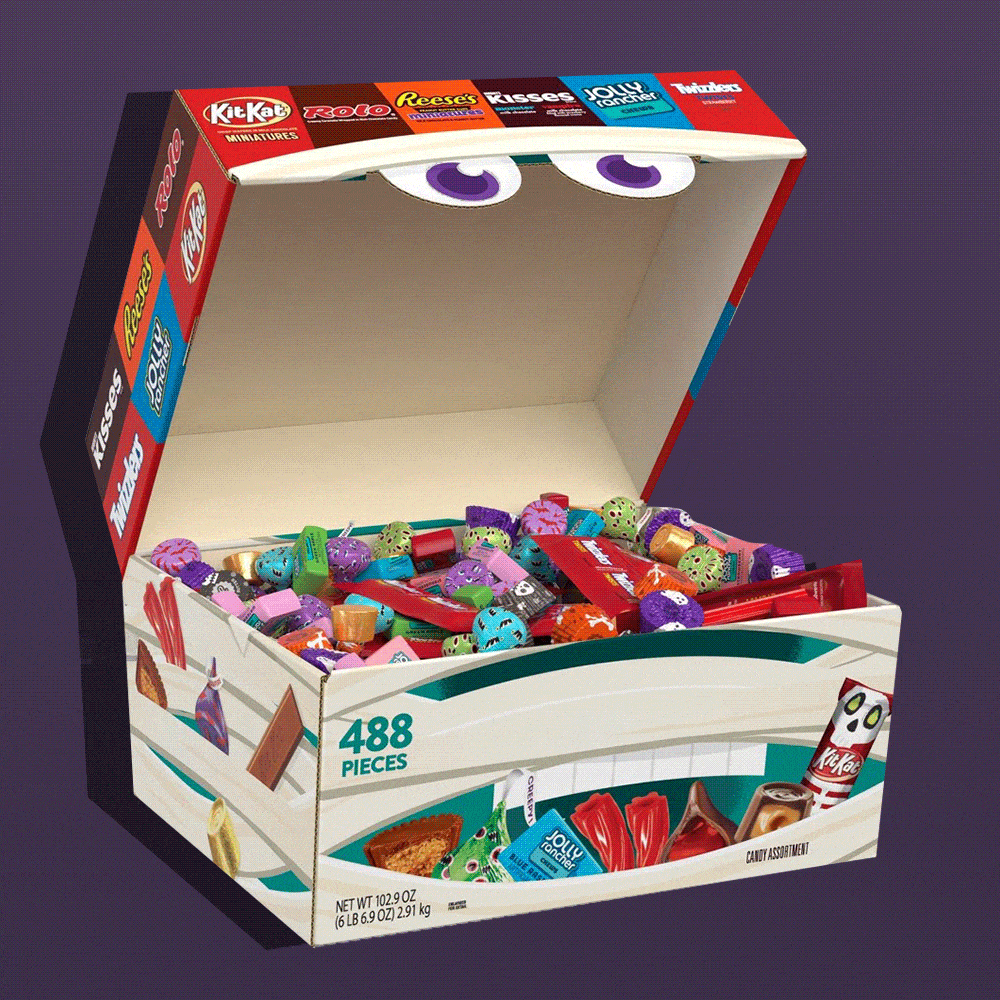 Walmart Is Selling a Giant Halloween Box That's Filled With 488 Pieces of  Hershey's Candy