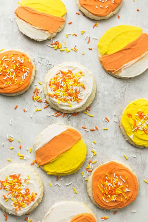 ultra soft candy corn cookies