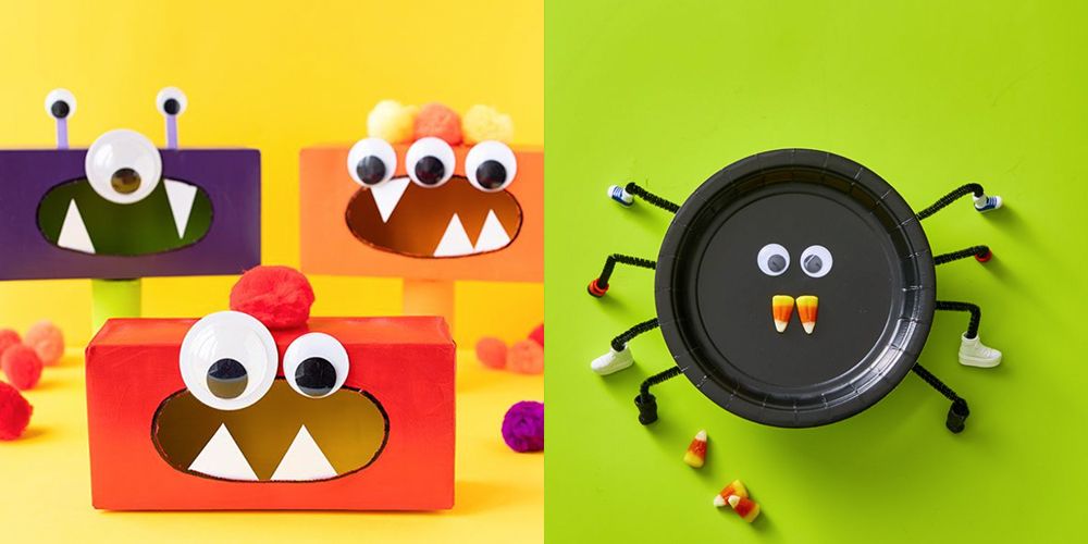 70 Easy Halloween Crafts For Kids - Fun Halloween Kids Diy Ideas