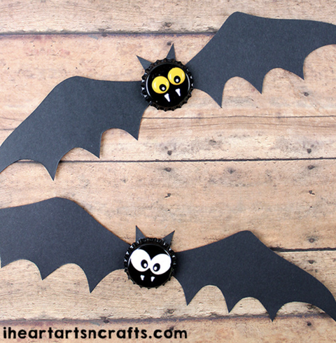 halloween crafts for kids bat magnet