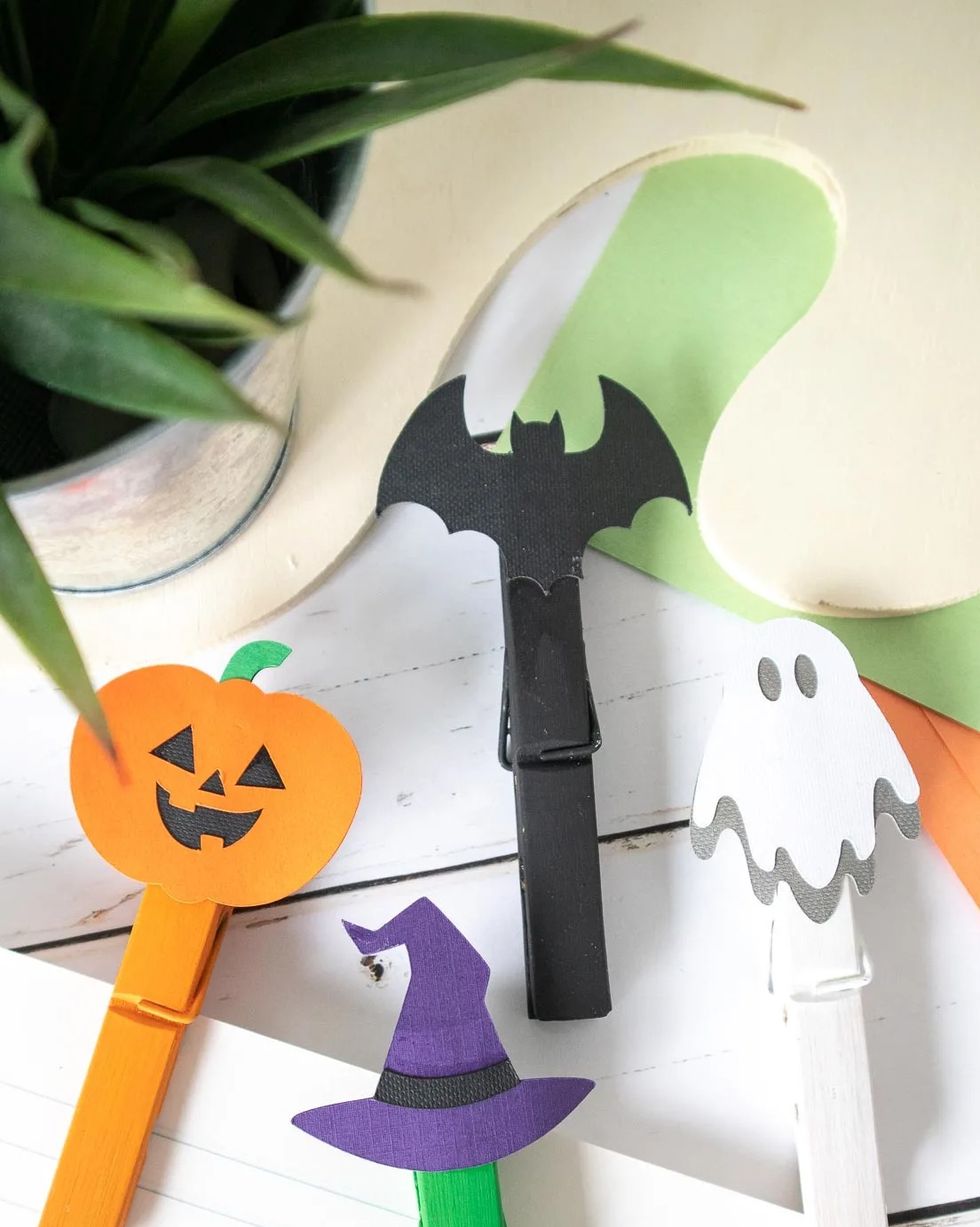 halloween crafts for kids clothespins