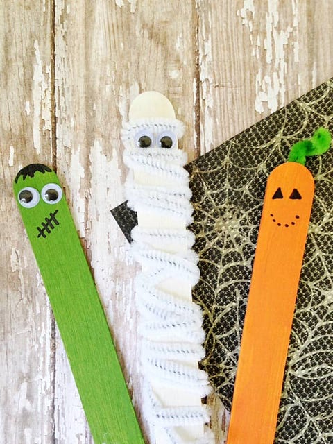 Halloween Crafts- Halloween Stick Puppets halloween crafts halloween stick puppets