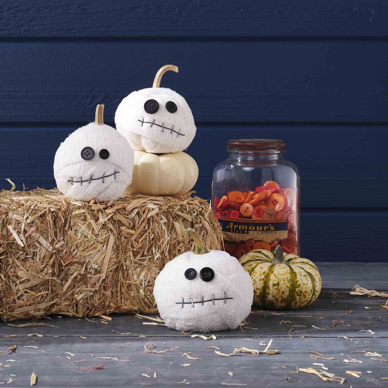 Halloween Crafts Mummy Pumpkins 1633620550 