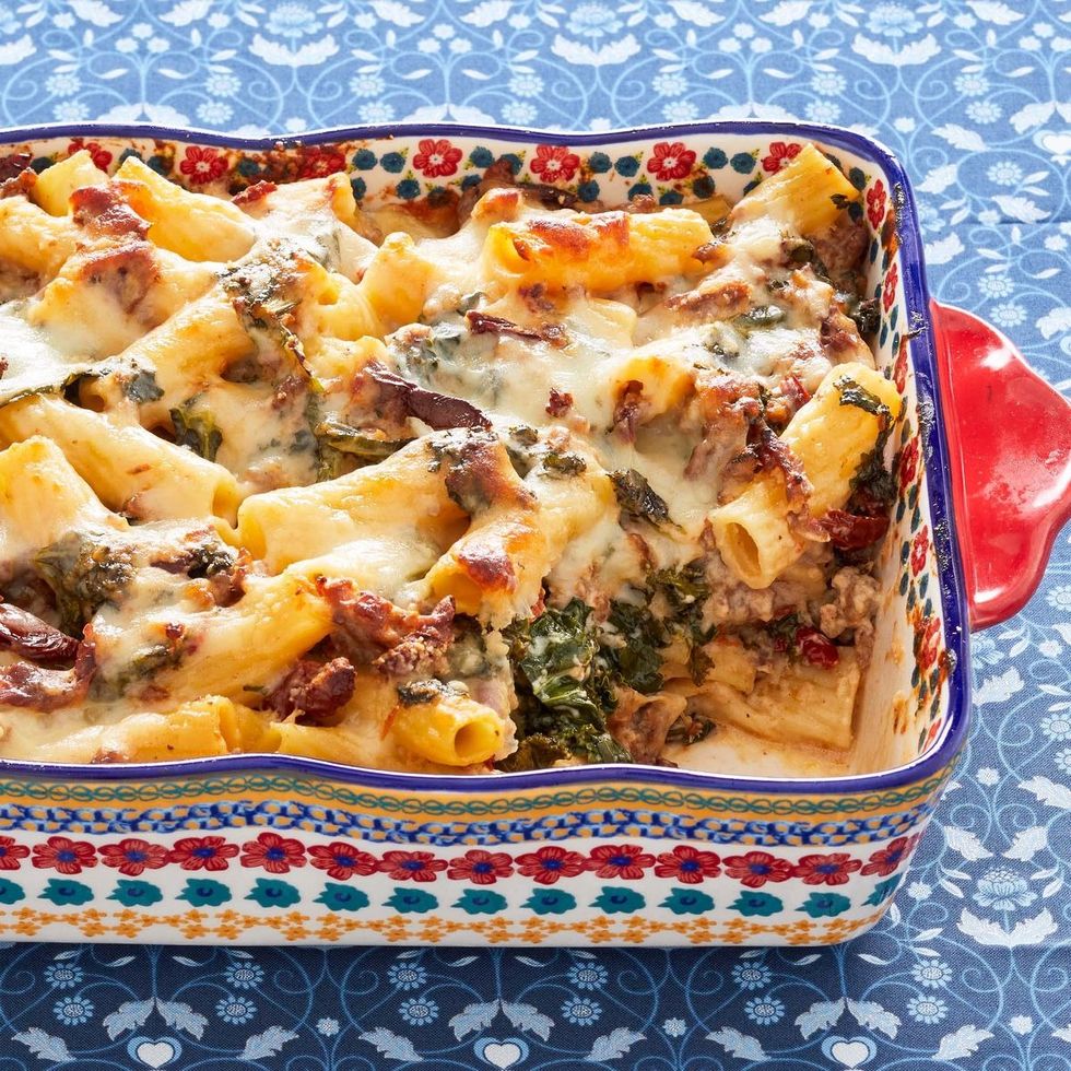 halloween dinner ideas baked pasta with sausage