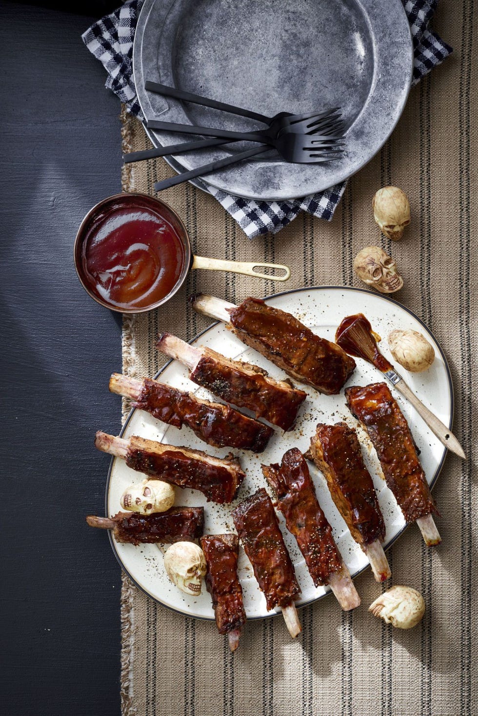 a goulish rib platter