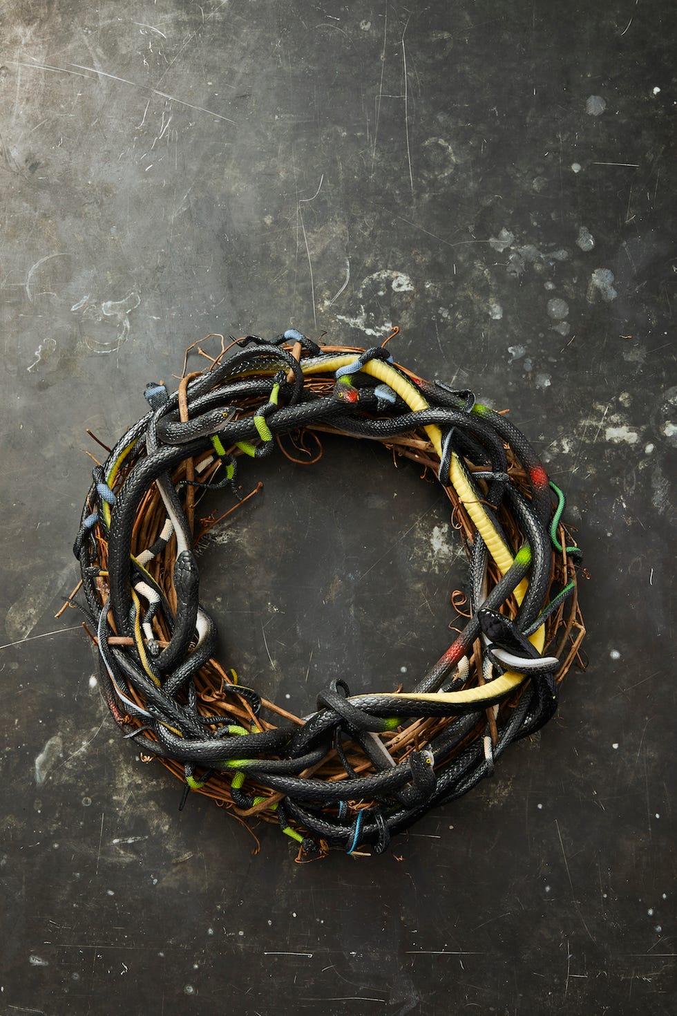 halloween snake wreath