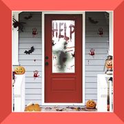 scary halloween door decorations