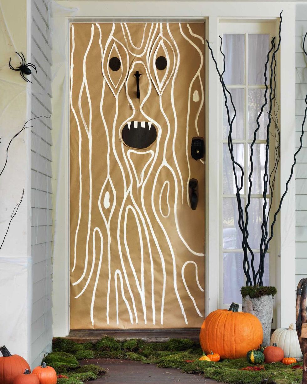 19 best halloween door decorations - diy front door decor ideas