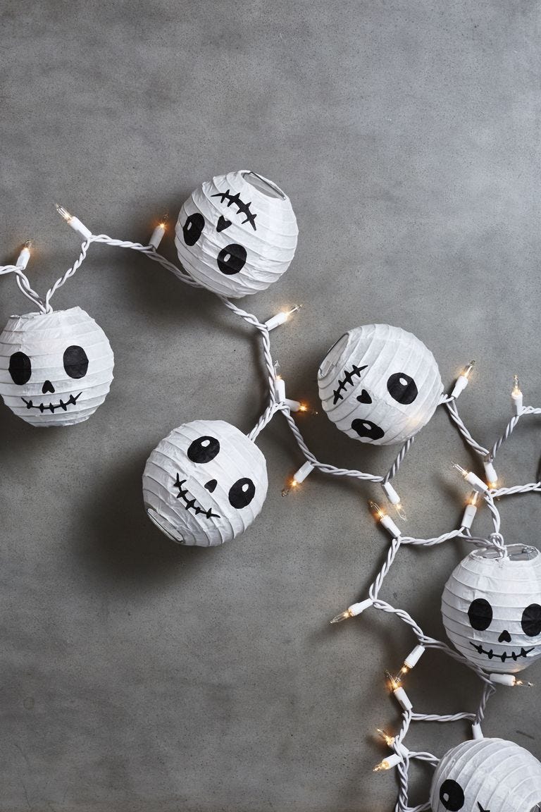 halloween door decorations skeleton lights