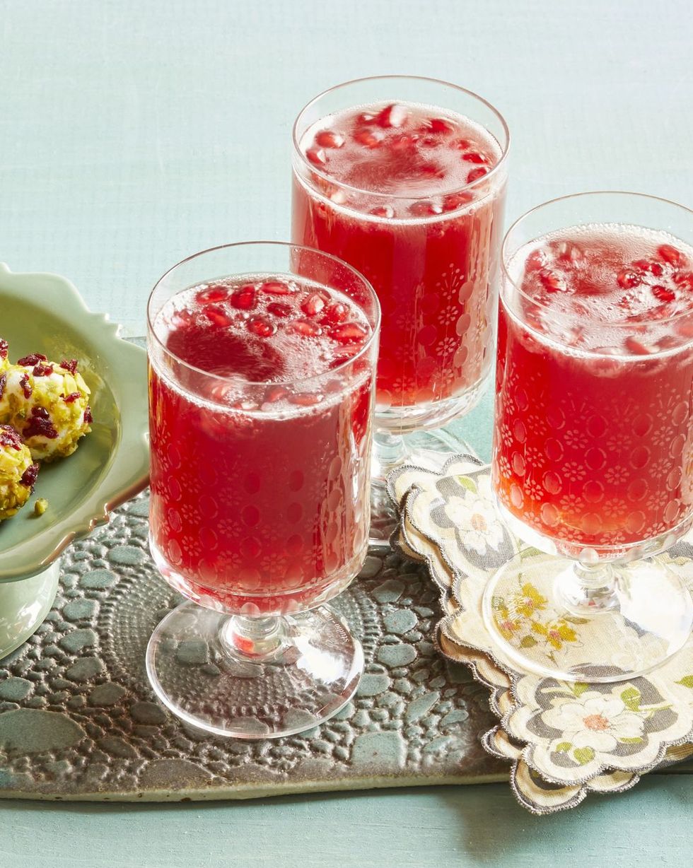 halloween drink recipes pomegranate sparklers
