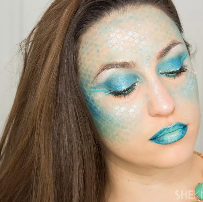 mermaid costume makeup ideas