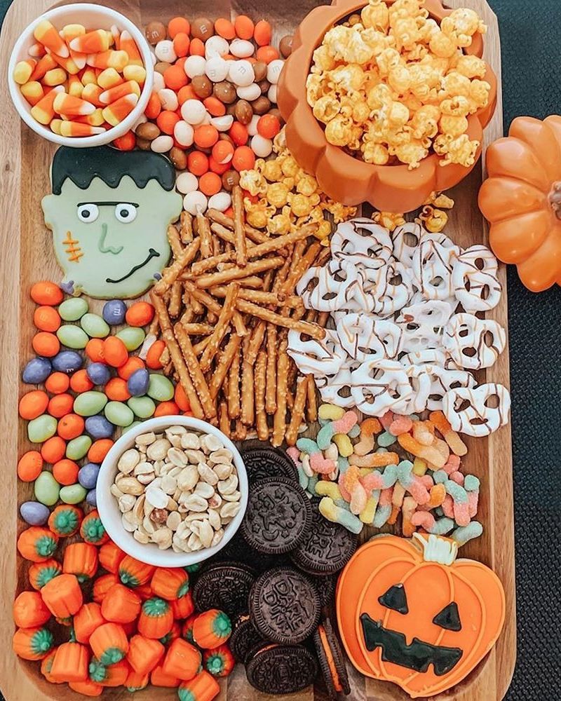 halloween food ideas halloween candy charcuterie board