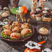 halloween food table