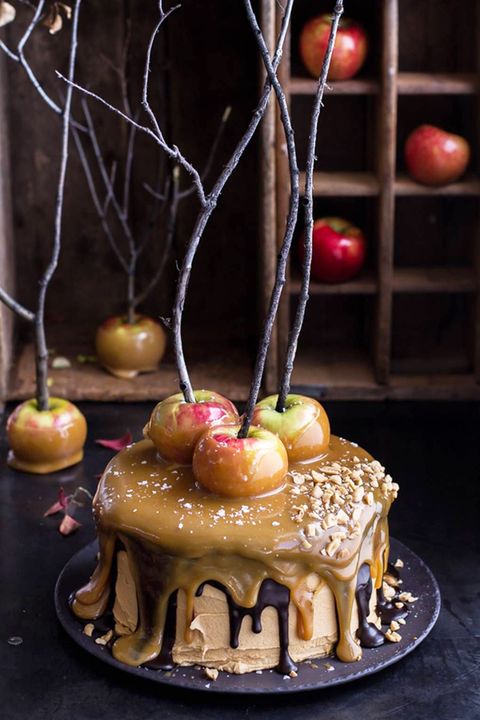 halloween apple candy cake dessert recipe