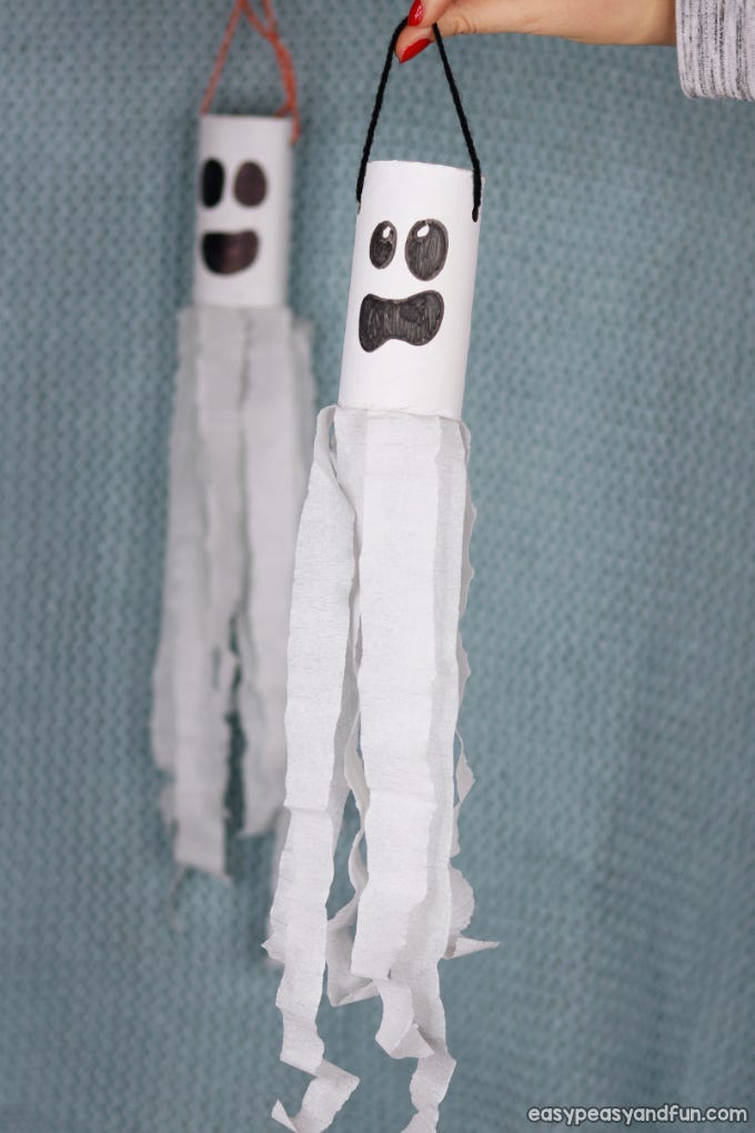 halloween ghost decorations ghost toilet paper roll craft halloween ghost decorations ghost toilet paper roll craft