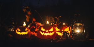halloween jackolantern pumpkins
