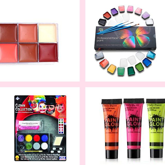 22 Colors Halloween Makeup Kits, Halloween Face Paint Body Crayons