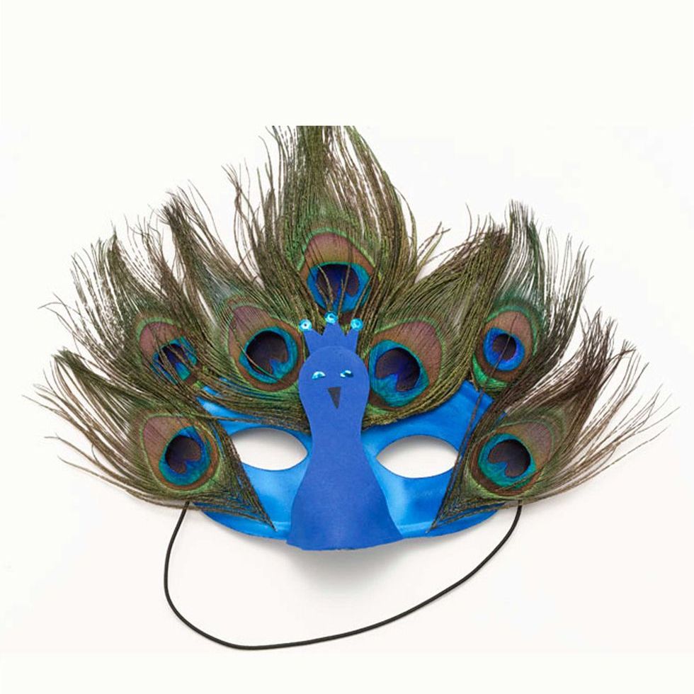 halloween masks peacock mask