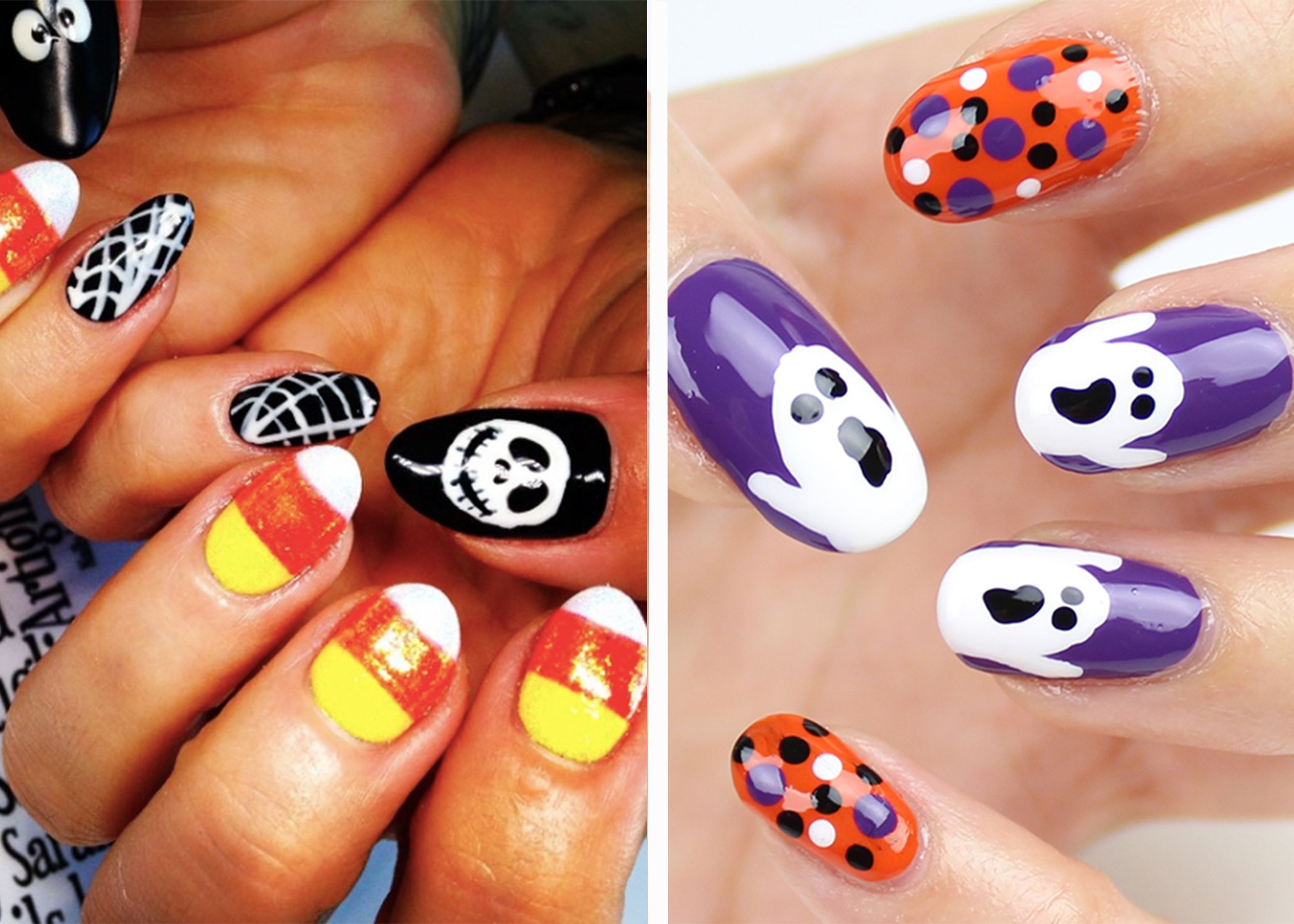 Halloween Nail Art Ideas | Halloween nail art easy, Halloween nail art, Halloween  nails