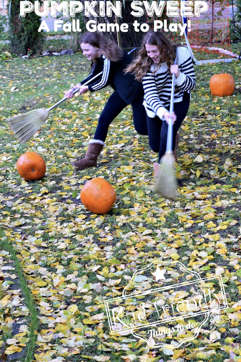 halloween party ideas pumpkin sweep