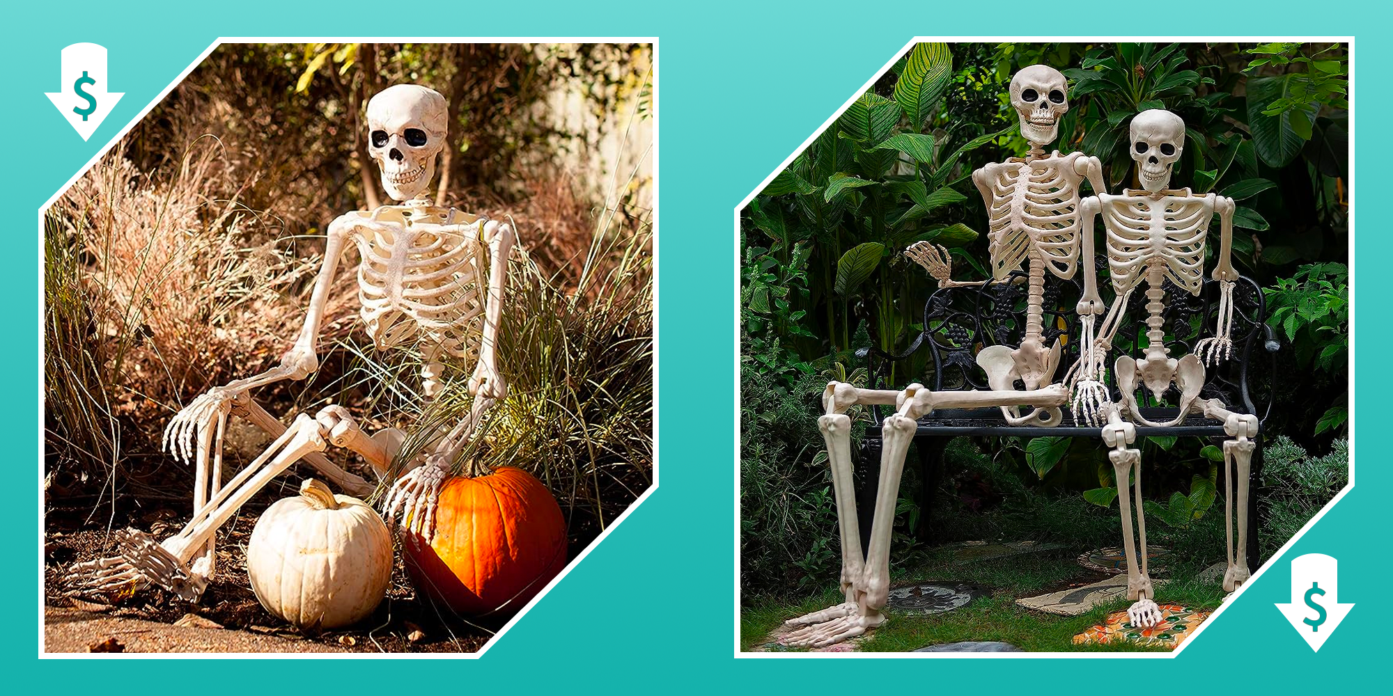 halloween posable skeleton amazon sale october 2023