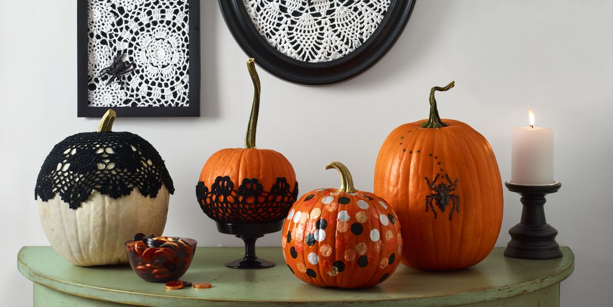 75 Best Pumpkin Decorating Ideas - No-Carve Pumpkin Decorations