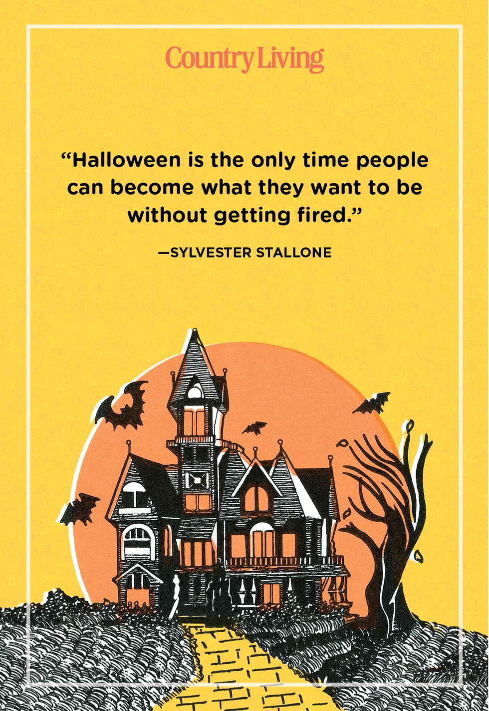 famous halloween quote by sylvester stallone