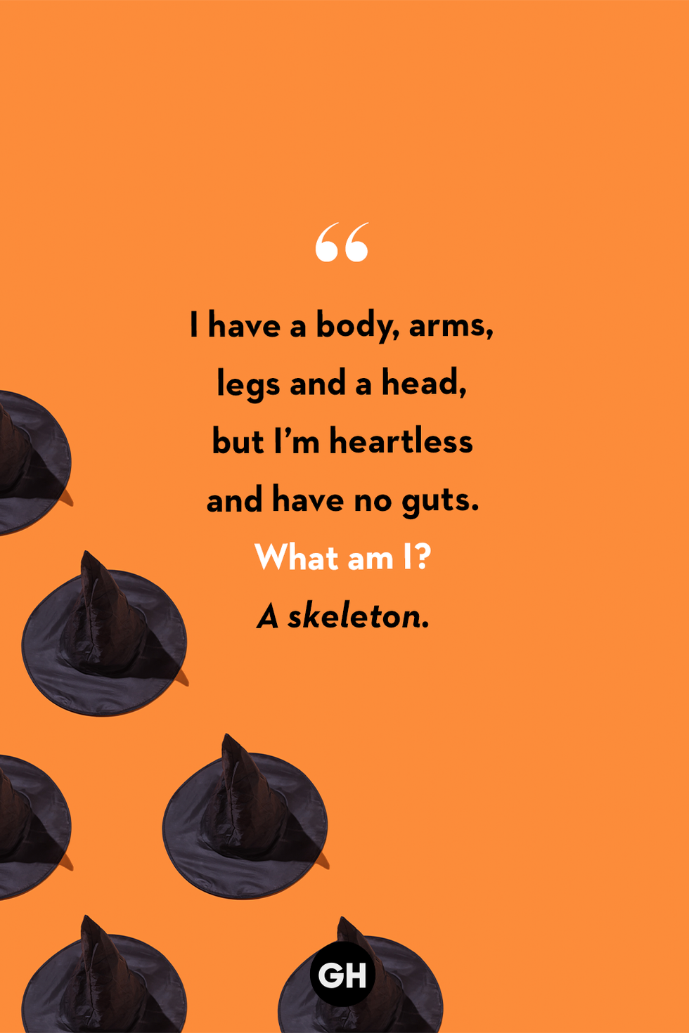 halloween riddles quote card