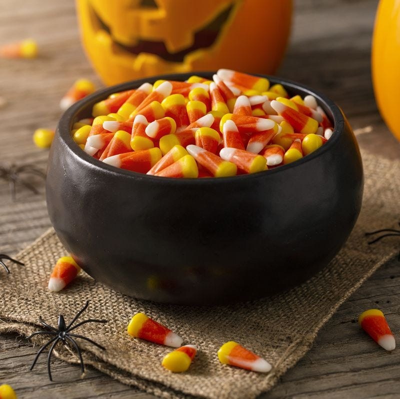 candy corn in bowl candy corn in bowl