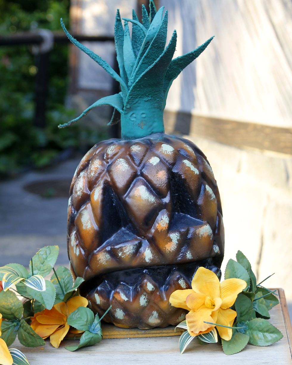 halloween's pineapple at garden