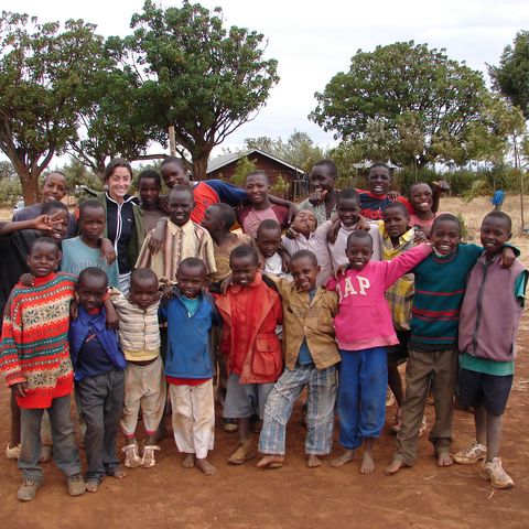 halo foundation youths in kenya with rebecca welsh