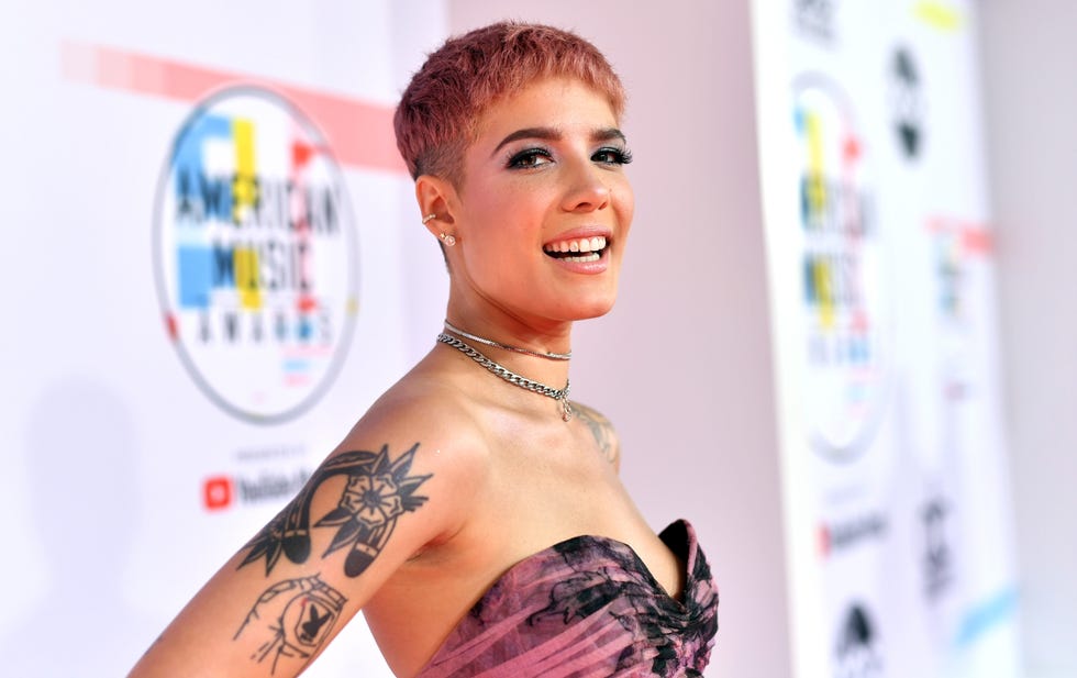 halsey valentine's day hairstyle