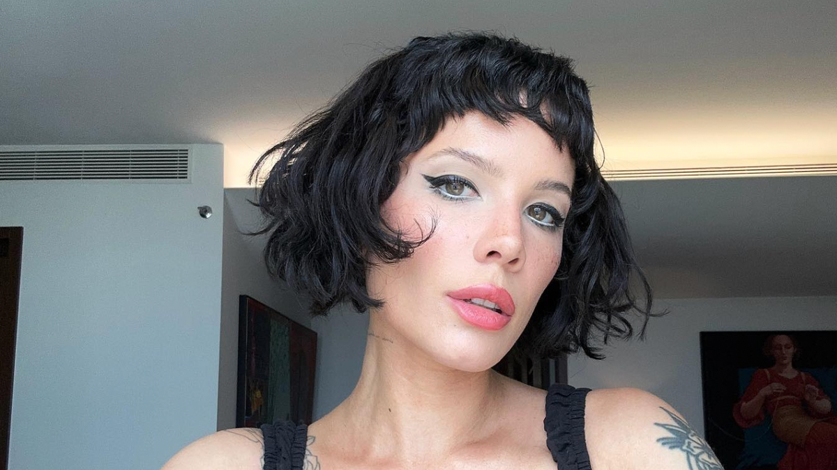 Halsey just shared a topless photo taken by their boyfriend