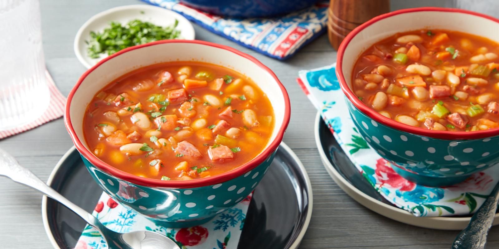 Easy Ham and Bean Soup