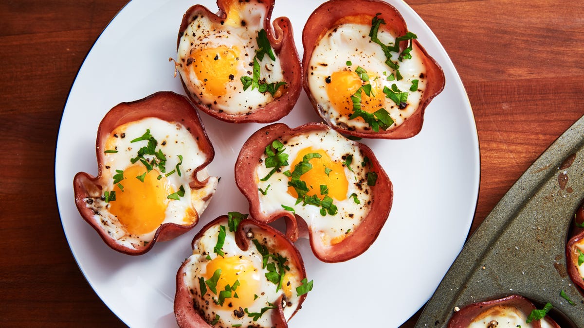 preview for Ham & Cheese Egg Cups = The Easiest Low-Carb Breakfast Ever