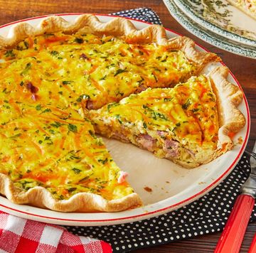 the pioneer woman's ham and cheese quiche recipe