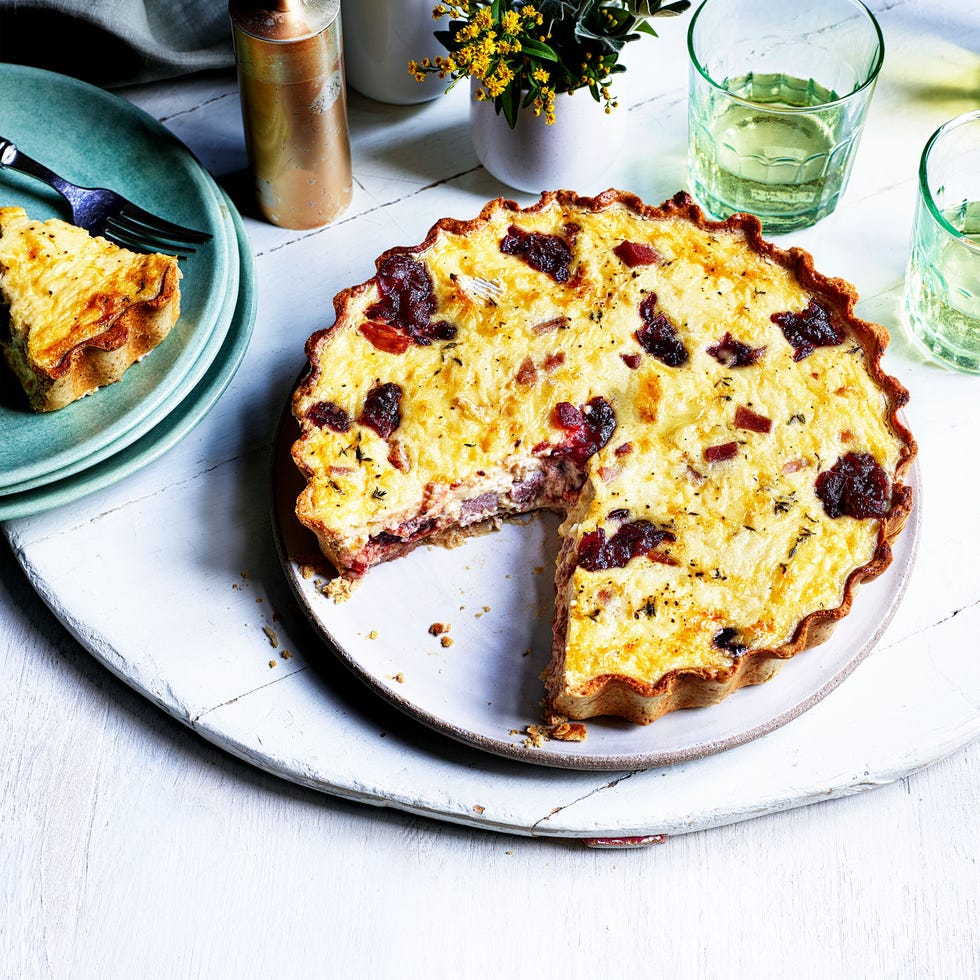 ham and cheese quiche