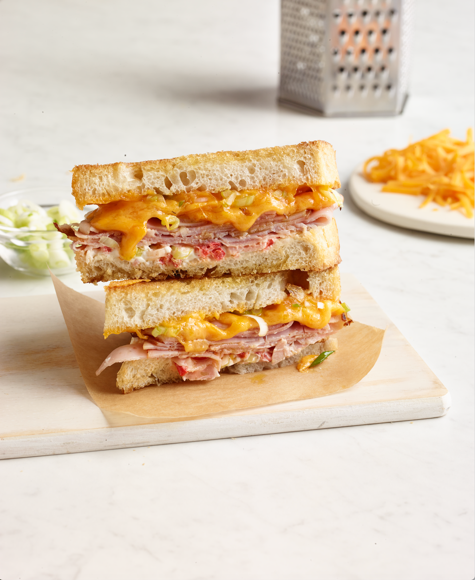 ham and pimiento grilled cheese