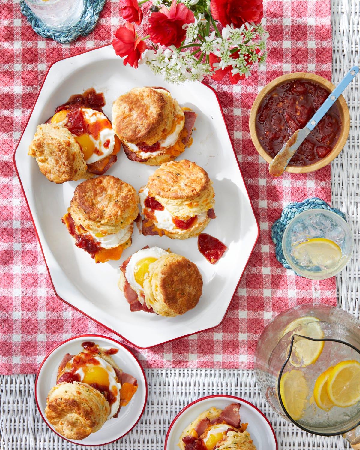 Egg And Biscuit Sandwiches With Tomato Jam Recipe 9542