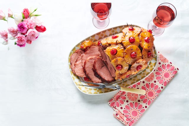 Ham With Cherry-pineapple Glaze Recipe - Easy Glazed Ham Recipe