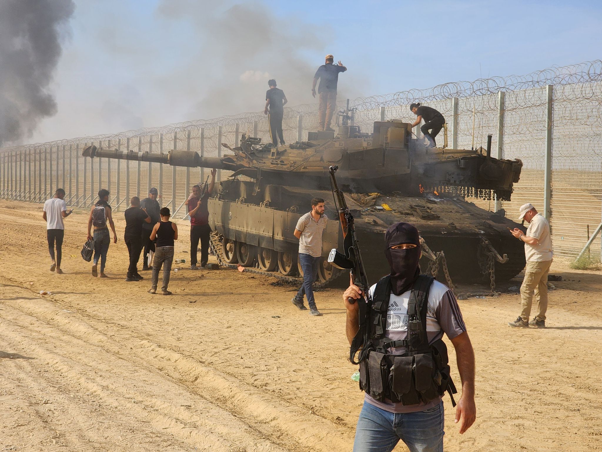 clashes between palestinian factions and israeli forces