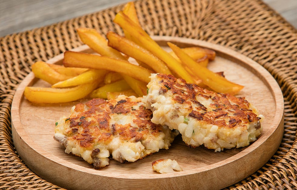 receta hamburguesa de corvina con patatas fritas una receta sana y rica en omega 3 y calcio