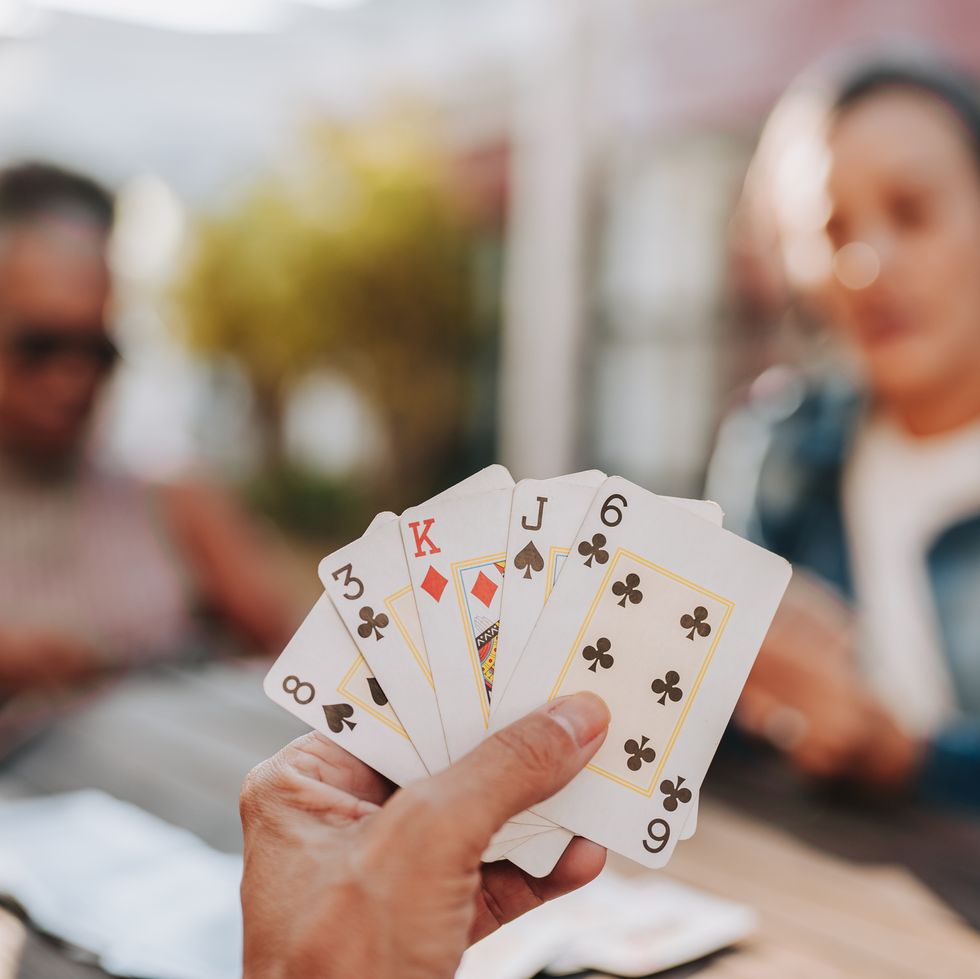 hand playing cards