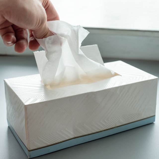 how long is flu contagious  hand picking white tissue paper