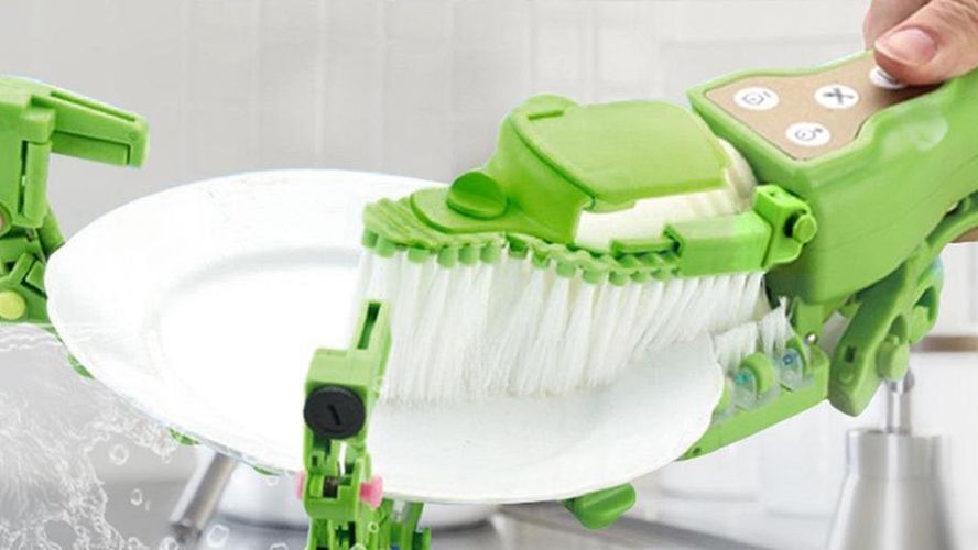 If You're Lazy And Live Alone, You Need This Motorised Handheld Dish  Scrubber