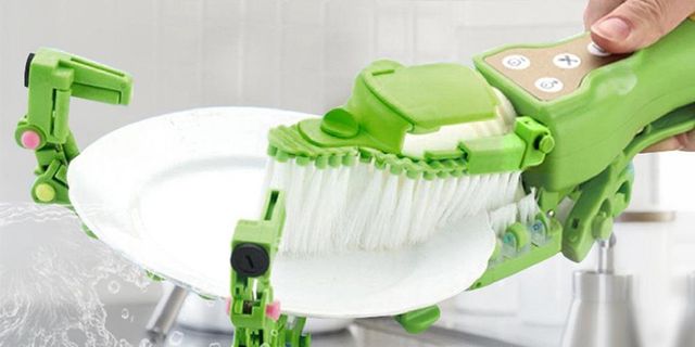 This Gadget Washes Dishes in Seconds With the Push of a Button