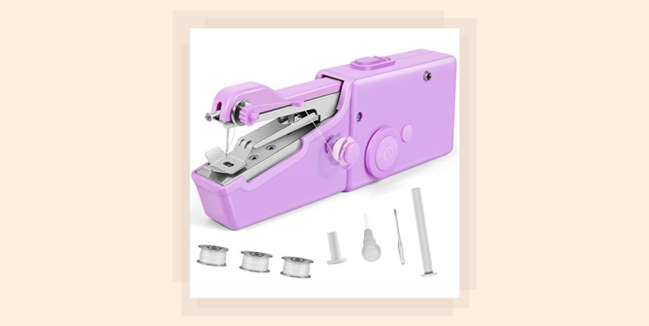 Portable Electric Mini Multi-function Portable Hand Held Desktop Sewing  Machine