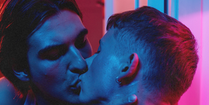 two men making out